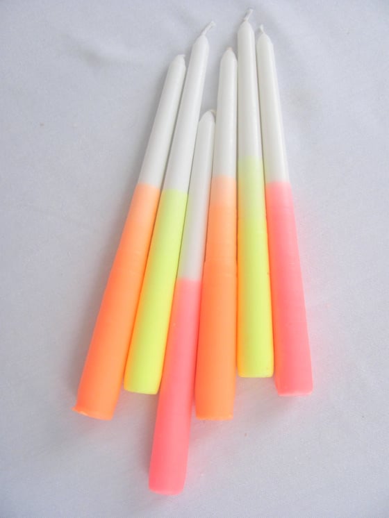 Image of Neon Ombre Candles