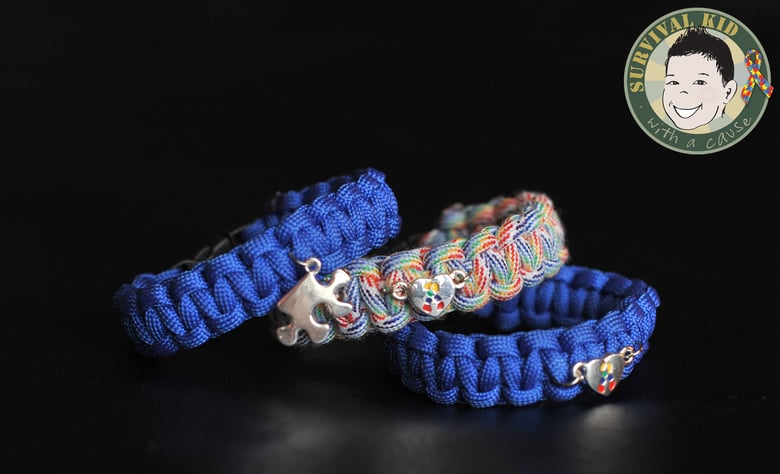 Image of Autism Awarness Survival Bracelet