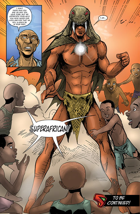 Image of LIMITED EDITION: Superafrican Comicbook