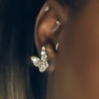 Image 1 of Lustre Butterfly Stud Earrings