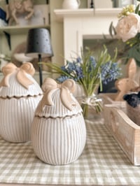 Image 2 of SALE! Bow Egg Jars ( 2 Sizes )