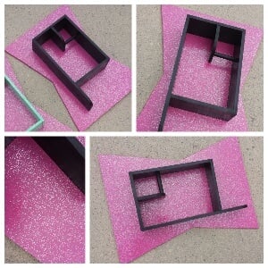 Image of Pink & Black Shadow Box