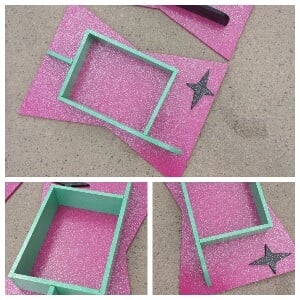 Image of Mint & Pink Shadow Box