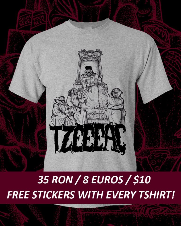 Image of TZEEEAC "SCREAM BLOODY CORE" T-Shirt