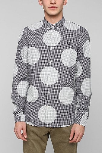 Image of Fred Perry Polka Gingham Button-Down Shirt