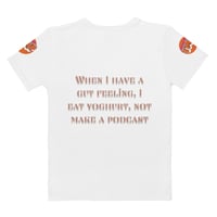 Image 4 of Girl, Have Some Yoghurt -- Women’s cotton crew neck t-shirt