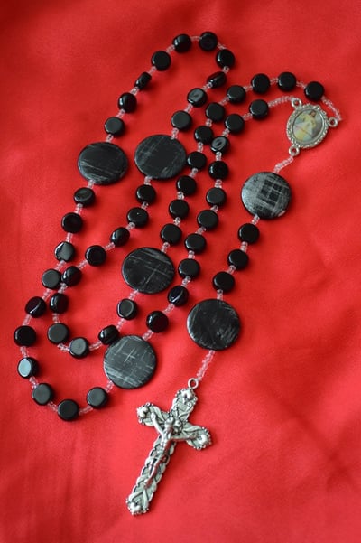 Image of Full Rosary - Elegant Black