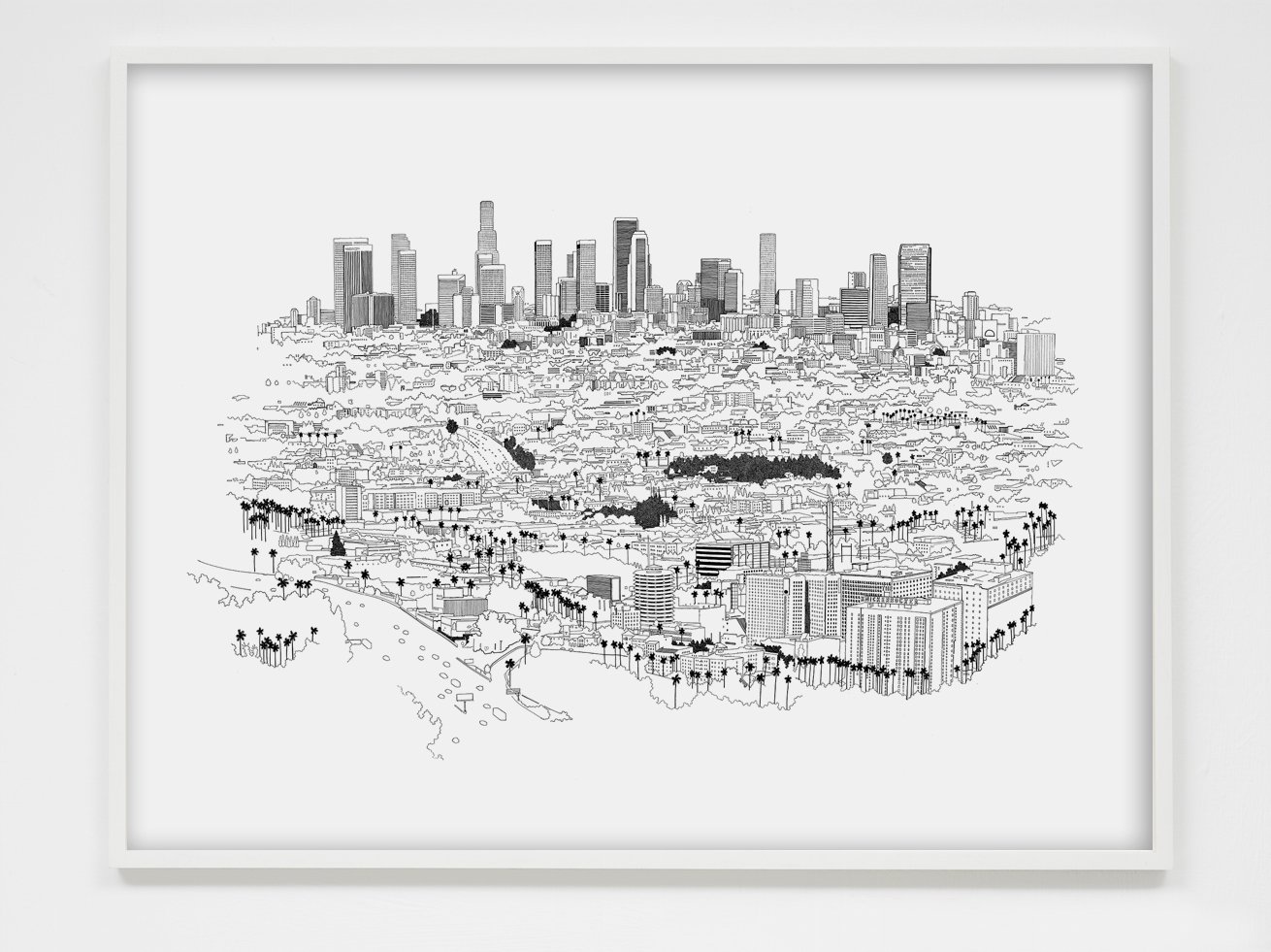 Лос Анджелес планировка города