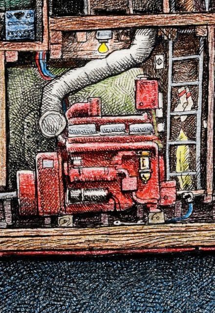 Troller No. 1, 11" x 16"