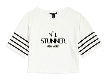 Image of NO.1 STUNNER CROPPED TEE