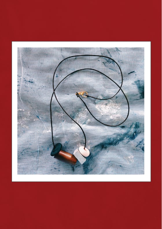 Image of Red Cross 'MoonLight' Necklace