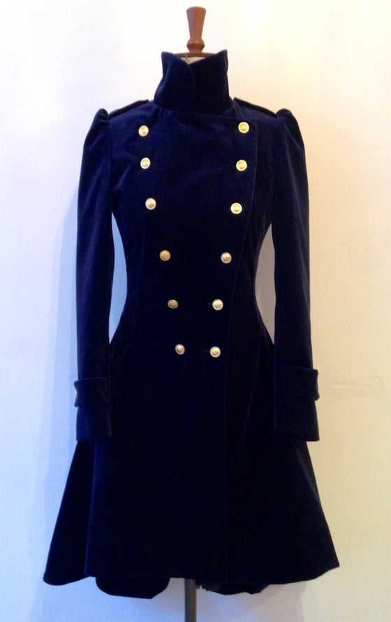 Image of Velvet frock coat