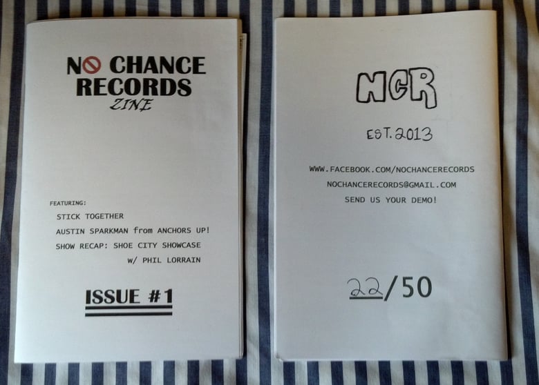 Image of No Chance Records Zine: Issue #1