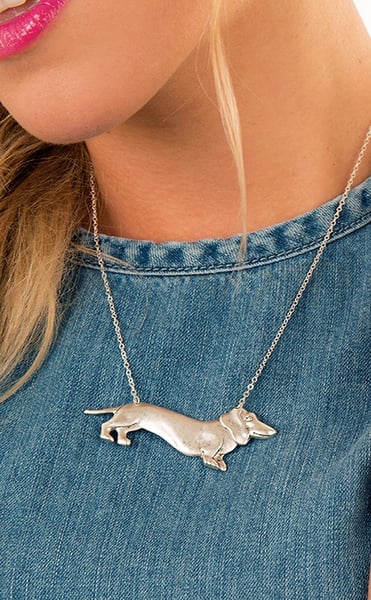 Image of Sausage dog necklace