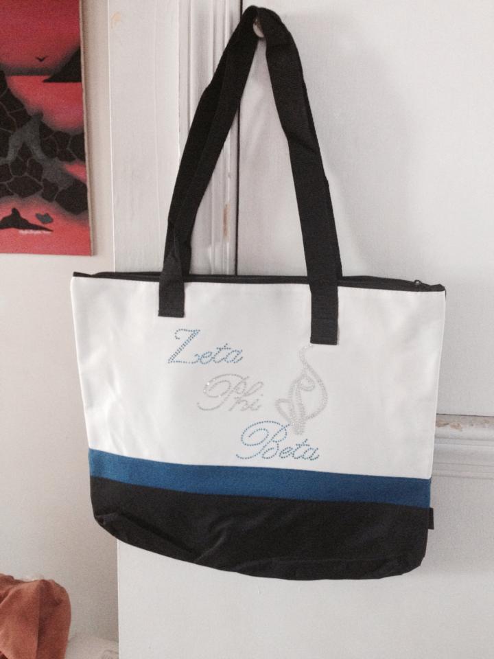 Image of Sorority Tote Bag with Zipper