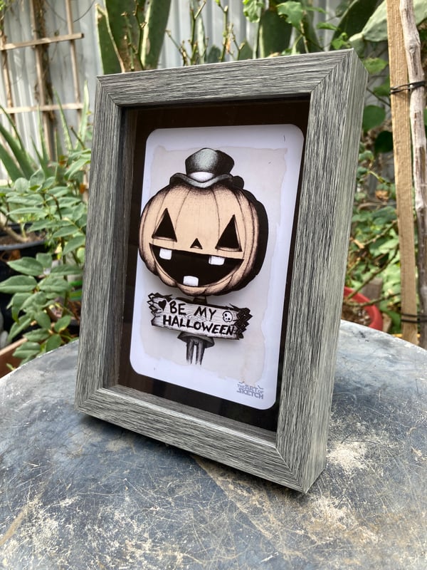 Image of "Be My Halloween" Shadow Box