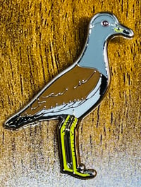 Image 2 of Grey-headed Lapwing - No.117 - UK Birding Pins - Enamel Pin Badge