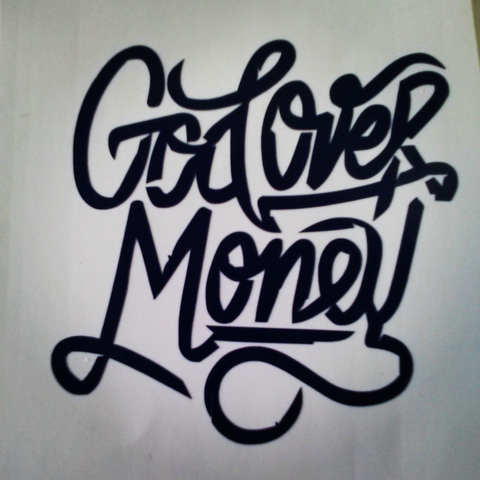 stickers4sell — God Over Money