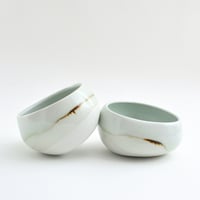 Image 4 of white pouch bowl - small