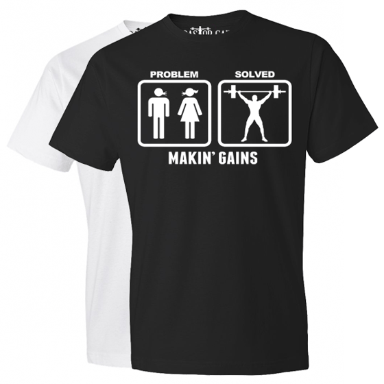 Image of Problem Solved Gains Tee