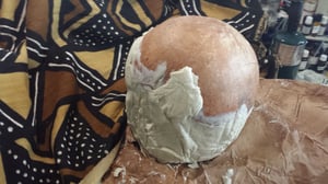 Image of ORGANIC SHEA BUTTER/ BEIGE WHITE 1/2 lb