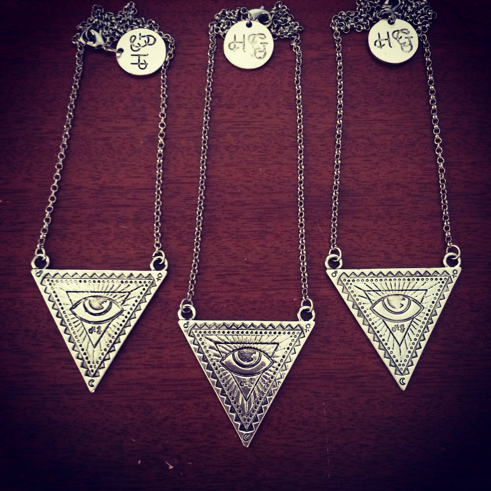 HG all seeing eye necklace / Hunter Gatherer Jewellery