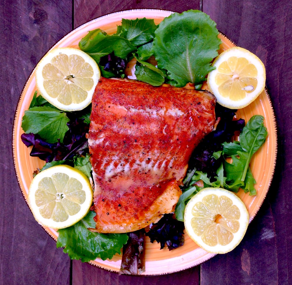 Image of 8 ounce fillet of Syd's Canadian Smoked Salmon
