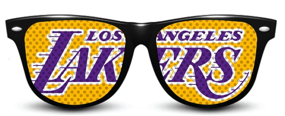 Image of My Custom Specks Los Angeles Lakers Specks