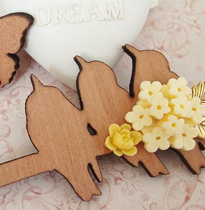 Image of Summer Song chain brooch/collar pin