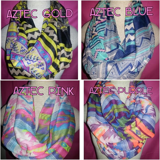 Image of Aztec Infinity Scarves