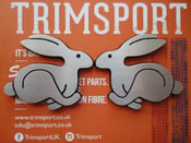 Image of Trimsport VW Golf Mk1 Rabbits Pair of Badges