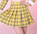 Image of Ready To Post - As If Yellow Tartan Skirt (skirt only)