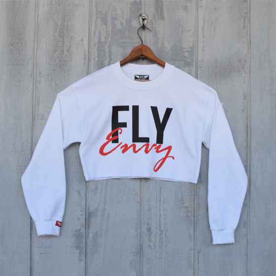 Image of "Fly Envy" Ladies Cropped Crewneck