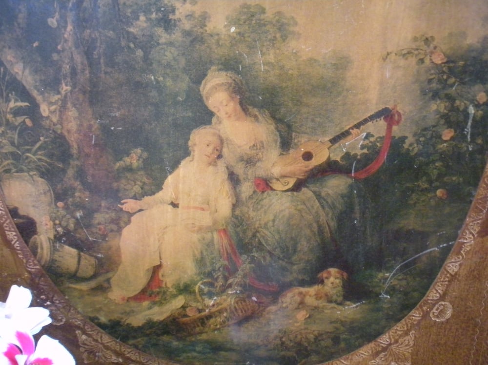 Image of Vintage Florentine Print 