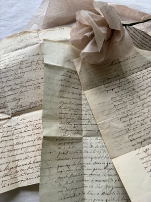 Image of Vintage French letter bundle •2