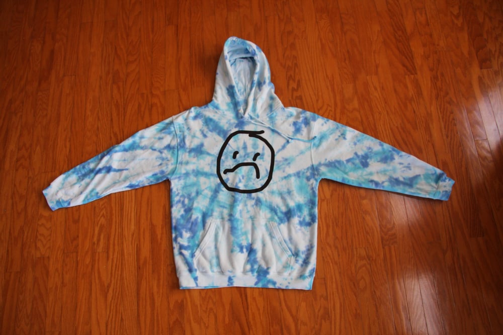 Image of Sky Dye Hoodie in Blue