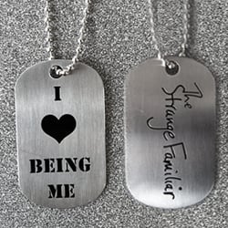 Image of Being Me Dog Tag