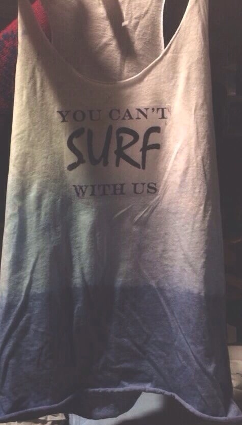 Image of Cody Simpson "You can't surf with us"