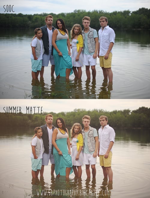 Image of SBP Matte & Haze Action set for Photoshop (cs2-6)