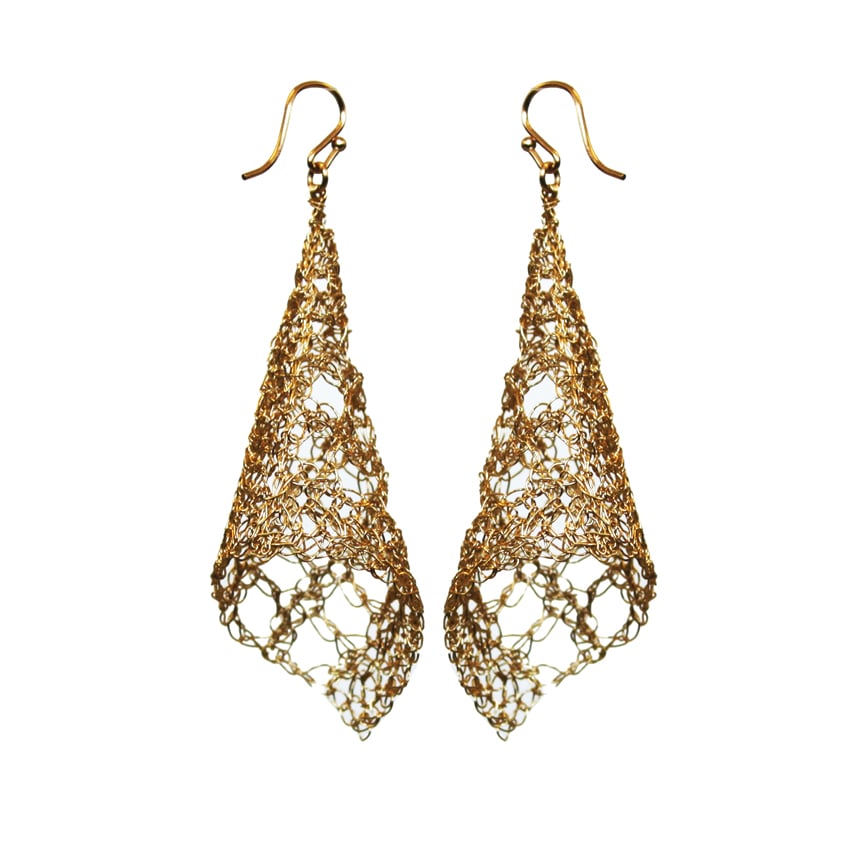 Image of Large cone earrings