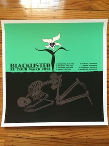 Image of EU TOUR SILKSCREEN POSTER