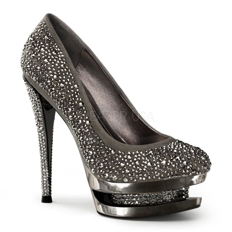 Image of D.Gry Pump w/ Rhinestones Embellished