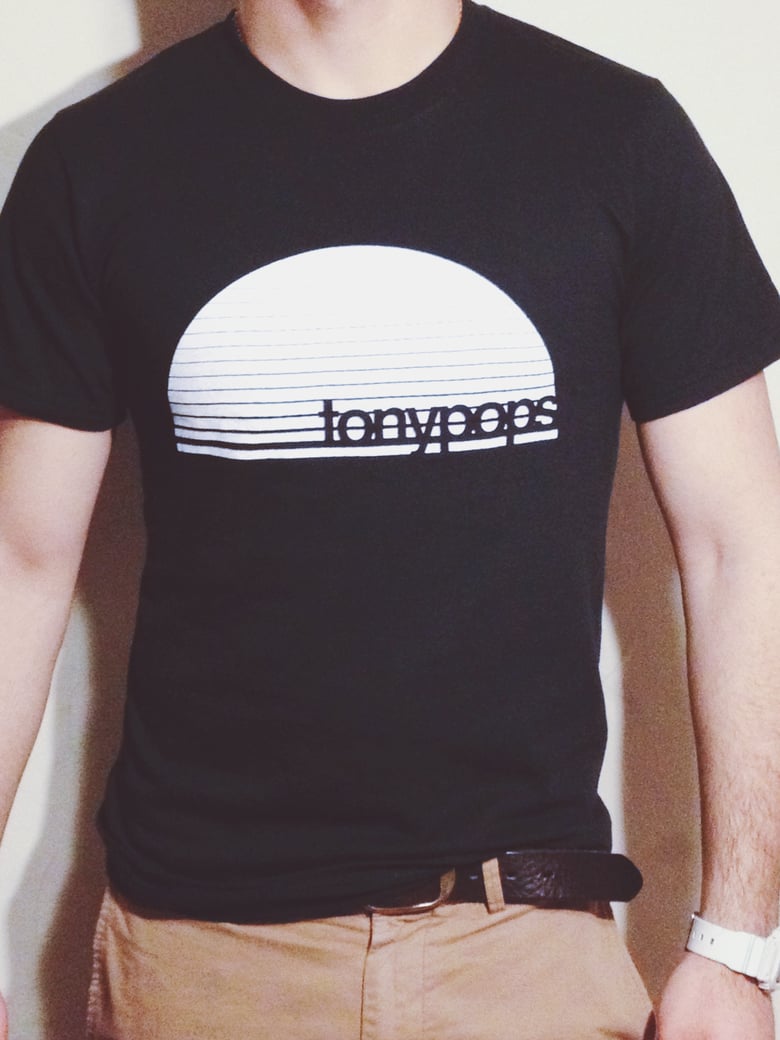 Image of tonypops black t-shirt