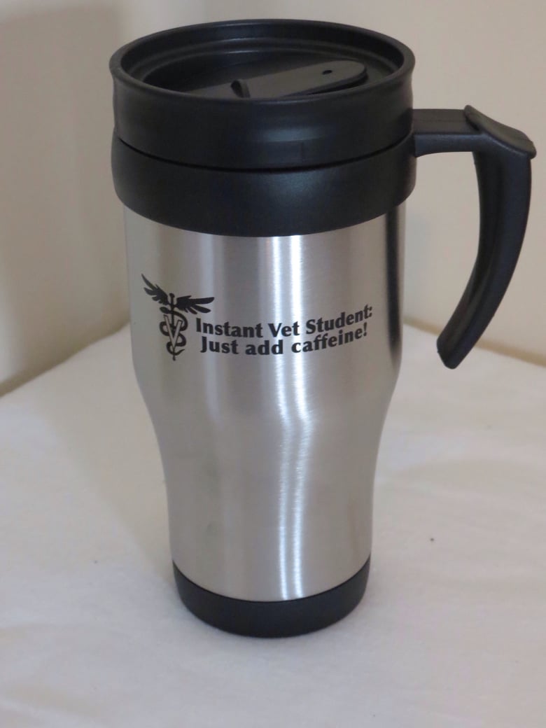 Image of Caffeinated Vet Student Travel Mug
