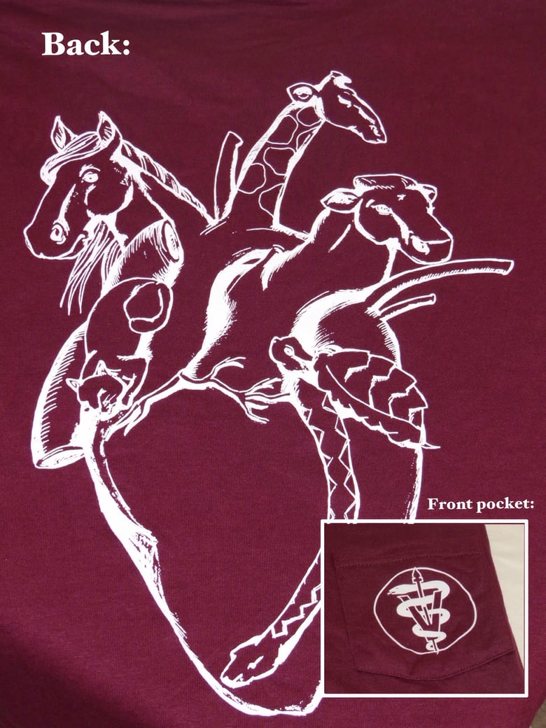 Image of "Heart of a Vet" Pocket T-shirt