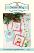 Image of Christmas Candy Ornaments Paper Pattern #974