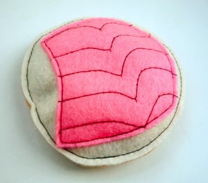Image of Bagel Slice and Lox Organic Catnip CAT TOY Handmade by Oh Boy Cat Toy 