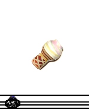 Image of Chad G Bubble Gum Swirl Ice Cream Cone 