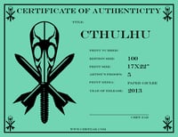 Image 2 of "Cthulhu" Limited Edition Print