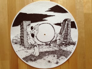 Image of Limited Now Spinning Slipmat by Dave Kloc 2nd Pressing
